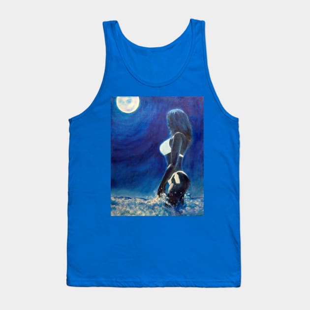 moonlight tide Tank Top by gforall